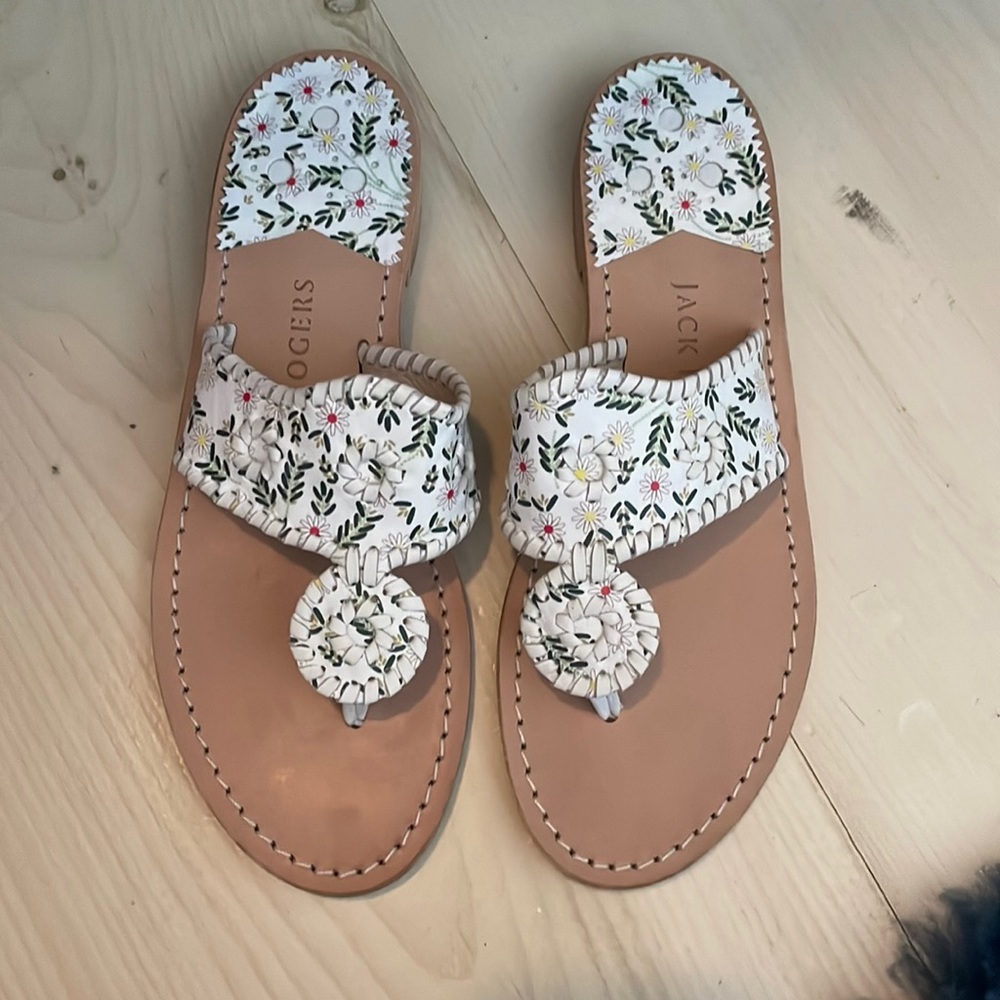 Jack Rogers daisy sandals